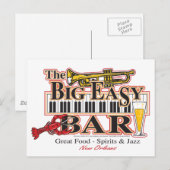 Big-Easy-Bar-3-[Converted] Briefkaart (Voorkant / Achterkant)