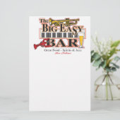 Big-Easy-Bar- Briefpapier (Staand voorkant)