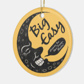 Big Easy Crescent Keramisch Ornament (Links)