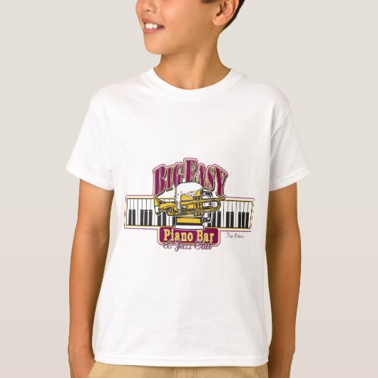 BIG-EASY-Piano-BAR- T-shirt (Voorkant)