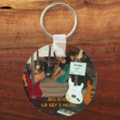 BIG EDDIE UR KEY 2 MUSIC SLEUTELHANGER (Voorkant)