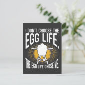 Big Egg Smoker Funny BBQ Smoking Briefkaart (Staand voorkant)