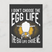 Big Egg Smoker Funny BBQ Smoking Briefkaart (Voorkant)