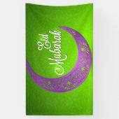 Big Eid Mubarak Banner, Sign, Wall Hanging Spandoek (Verticaal)