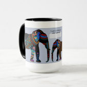 Big Elephant, Little Elephant Vaderdag Mok (Voorkant links)