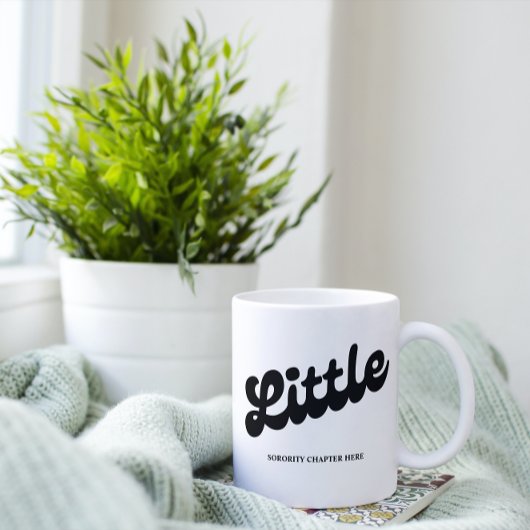 BIG- EN KLEINE sorority Hoofdstuk Name Custom Two- Tweekleurige Koffiemok