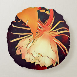 Big Exotic Himalayan Bramha Lotus Floral Divine Rond Kussen