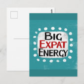 Big Expat Energy Briefkaart (Voorkant / Achterkant)
