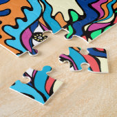 Big Eye Abstracte Art Puzzle Legpuzzel (Zijkant)