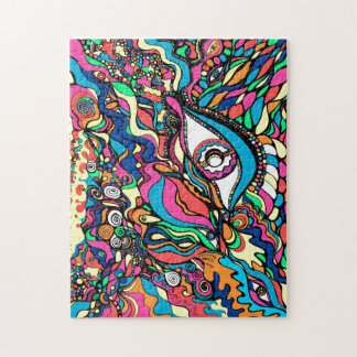 Big Eye Abstracte Art Puzzle Legpuzzel