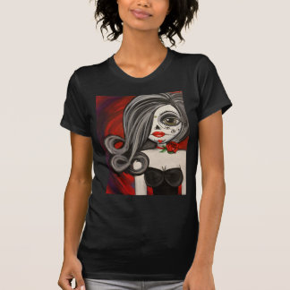 Big Eye Art Day of the Dead Sugar Skull T-shirt