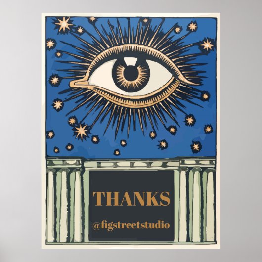 Big Eye, bewerk tekst, Bedankt, Poster (Voorkant)