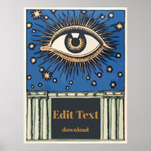 Big Eye, bewerk tekst, Poster