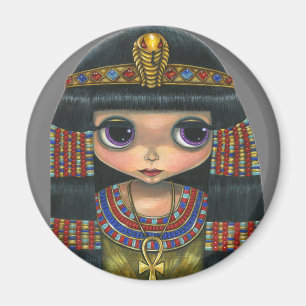 Big Eye Cleopatra Girl Doll Cute magnet