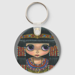 Big Eye Cleopatra Girl Doll Cute Sleutelhanger