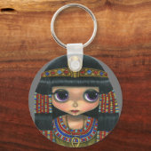 Big Eye Cleopatra Girl Doll Cute Sleutelhanger (Voorkant)
