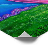 Big Eye Genie Doll Belly Dancer met Magic Bottle Poster (Hoek)