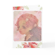 Big Eye Girl - Hartelijke Verjaardagskaart