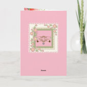 Big Eye Girl - Zielvolle Verjaardagskaart Kaart (Achterkant)