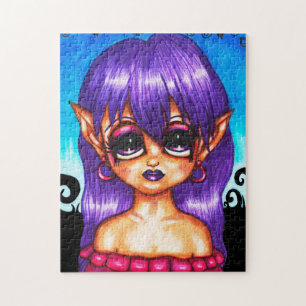 Big Eye Gypsy Elf Girl, origineel Fantasy sprookje Legpuzzel