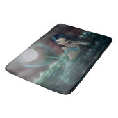 Big Eye Mermaid Cute Fantasy Art Illustratie Badmat (Gekanteld)