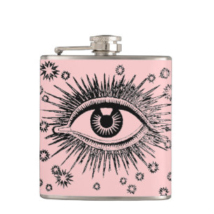 Big Eye Mystic ICU Nurse Doctor Odd Hip Flask Gift Heupfles