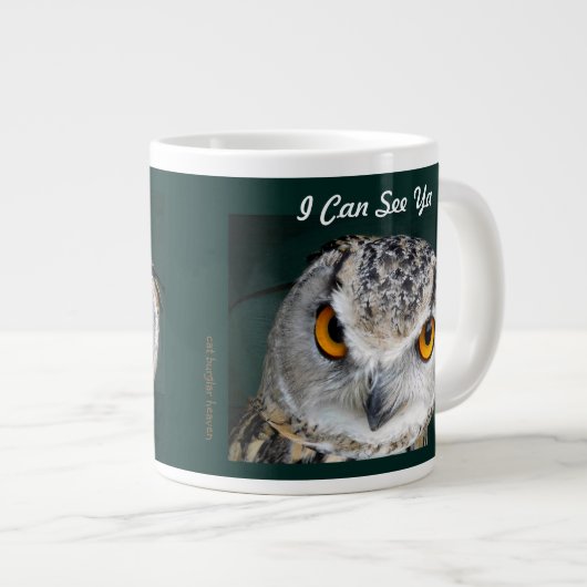 Big Eye Owl Grote Koffiekop (Voorkant rechts)