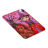Big Eye Witch Pumpkin Hanging Tree Creepy! Magneet (Rechterzijde)