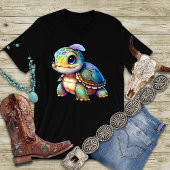 Big Eyed Baby Turtle Graphic T-shirt