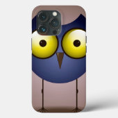 Big Eyed Blue Owl Case-Mate iPhone Case (Achterkant)