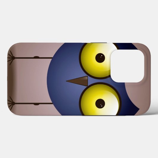 Big Eyed Blue Owl Case-Mate iPhone Case (Achterkant (horizontaal))