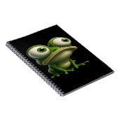 Big-Eyed Cartoon Frog Notitieboek (Rechterzijde)
