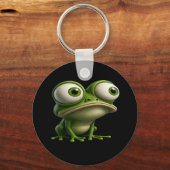 Big-Eyed Cartoon Frog Sleutelhanger (Voorkant)