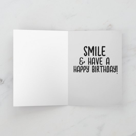 BIG EYED CUTE KITTEN CAT BIRTHDAY Kaart (Binnen)