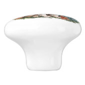 Big Eyed Grey Wolf Pup Keramische Knop (Zijkant)