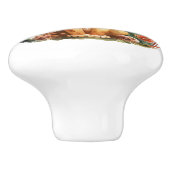 Big Eyed Lion Kitten Keramische Knop (Zijkant)