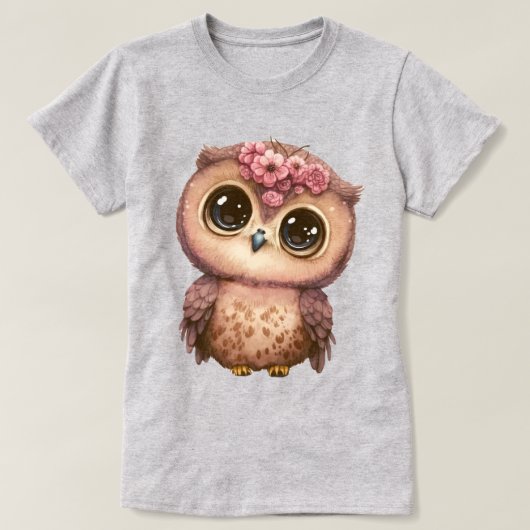 Big Eyed Owl Graphic T-shirt (Design voorkant)