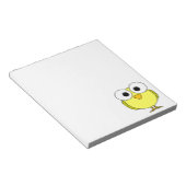 Big Eyed Yellow Bird Notitieblok (Schuin)