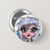Big Eyes 2 Ronde Button 5,7 Cm (Voorkant /achterkant)