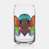 BIG EYES & BUTTERFLY BLIKVORM GLAS (Voorkant)