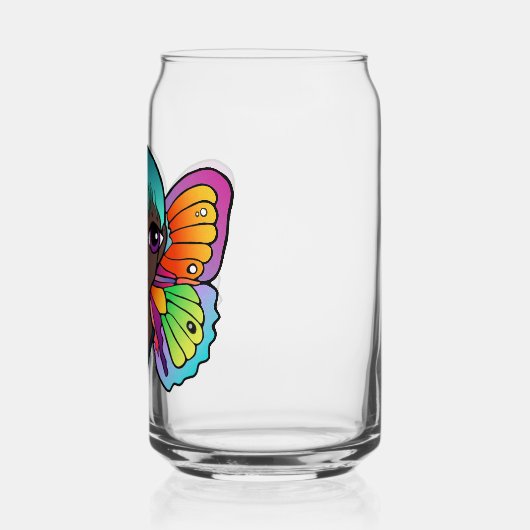 BIG EYES & BUTTERFLY BLIKVORM GLAS (Links)