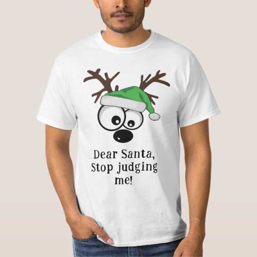 Big Eyes Green Pet Reindester T-shirt (Voorkant)