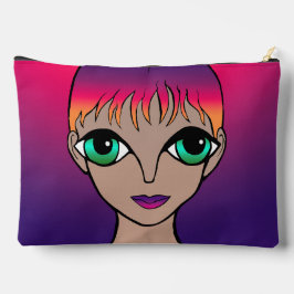 Big Eyes Sinaasappel & Paarse Etui