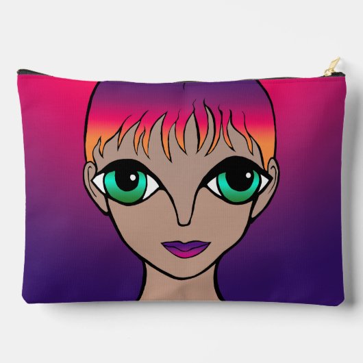 Big Eyes Sinaasappel & Paarse Etui (Achterkant)