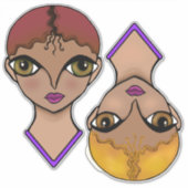 Big Eyes Sticker (Voorkant)