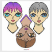 Big Eyes Sticker (Vel)