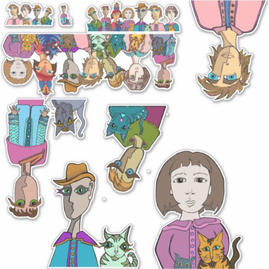 Big Eyes Sticker (Voorkant)