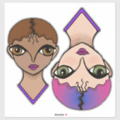Big Eyes Sticker (Vel)