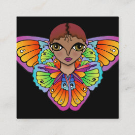 Big Eyes Sticker Vierkante Visitekaartje