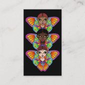 Big Eyes Sticker Visitekaartje (Voorkant)